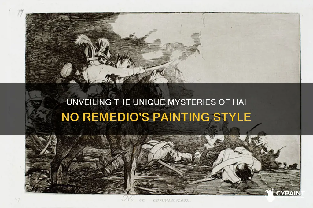 what is unusual for hai no remedio painting