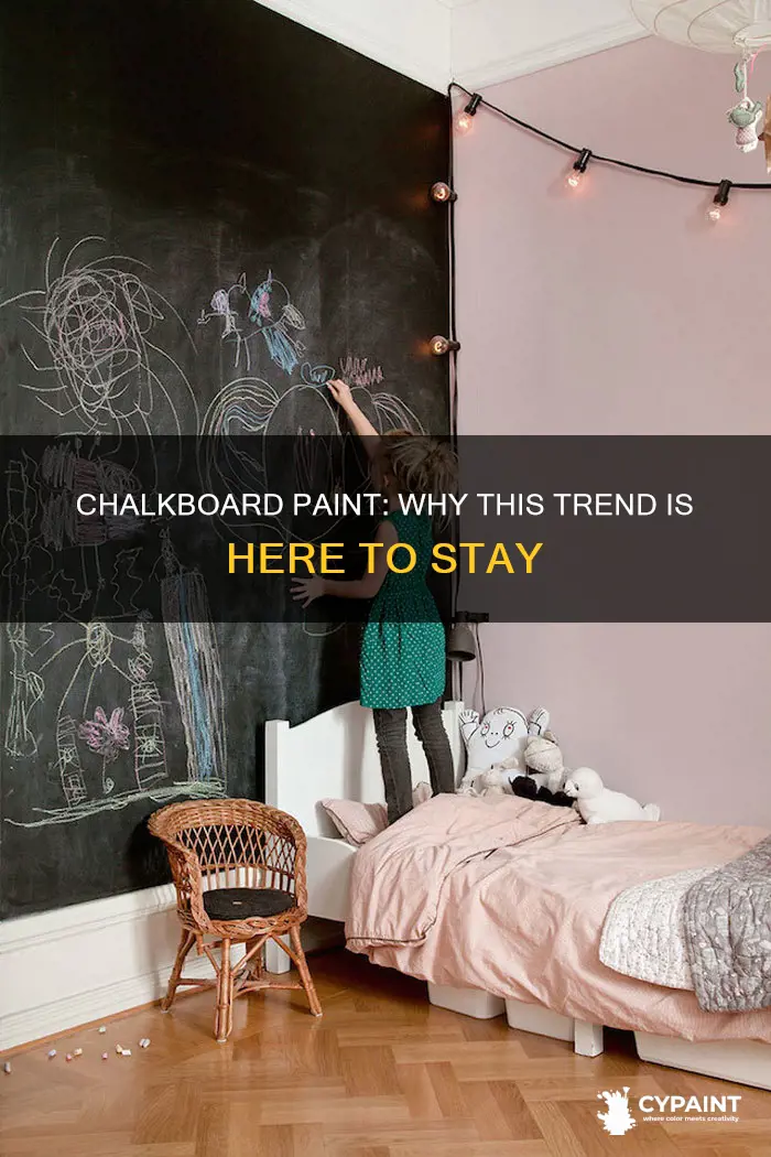 what is up with the trend of chalkboard paint