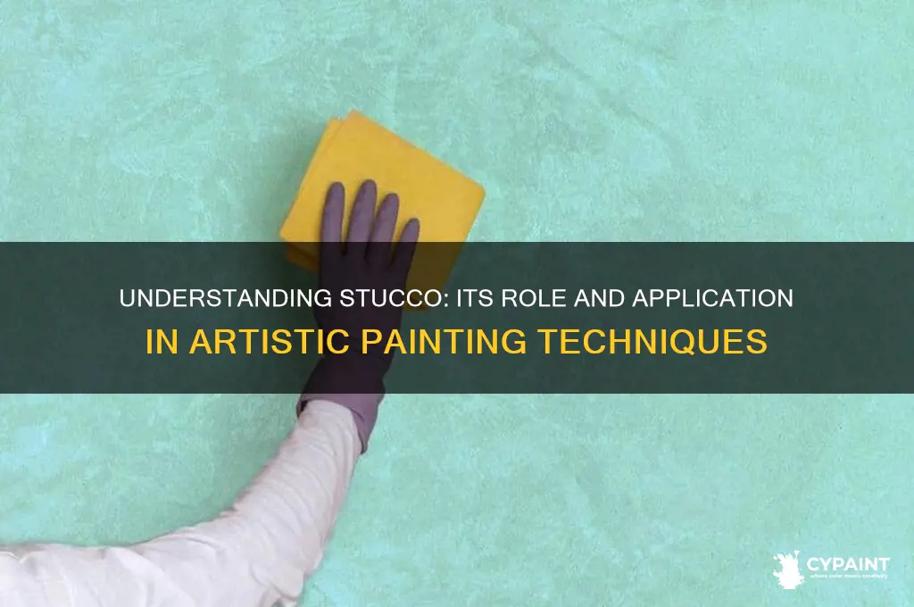 what is what is stucco in a painting