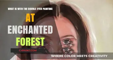 Mysterious Double-Eyed Painting Captivates Enchanted Forest Visitors