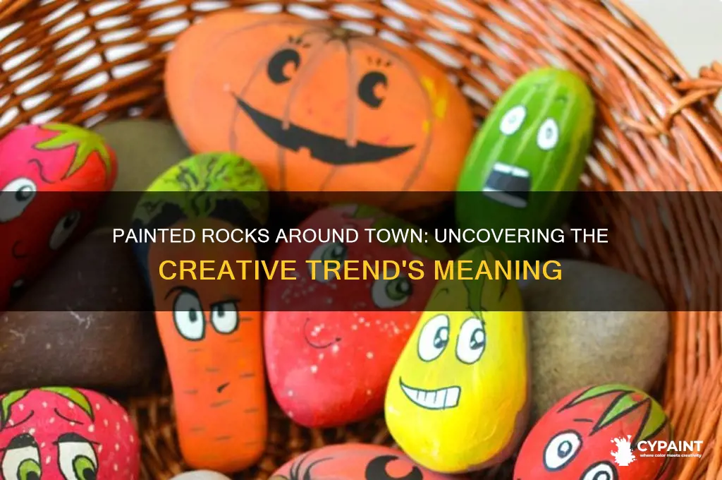 Painted Rocks Around Town: Uncovering The Creative Trend's Meaning ...
