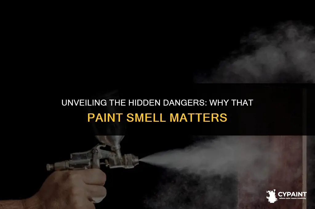what is wrong when you smell paint in the air