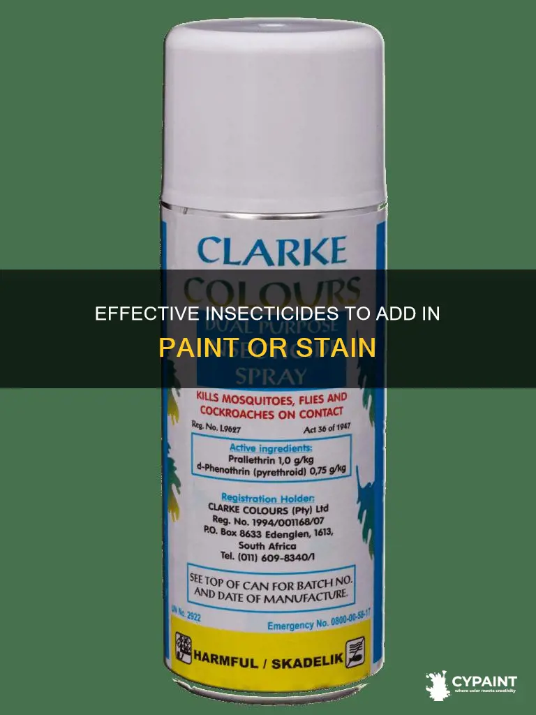 Effective Insecticides To Add In Paint Or Stain | CyPaint