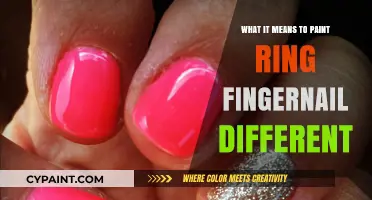 Why Painting Your Ring Fingernail Differently Makes a Bold Statement