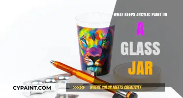 How to Make Acrylic Paint Adhere to Glass Jars Permanently