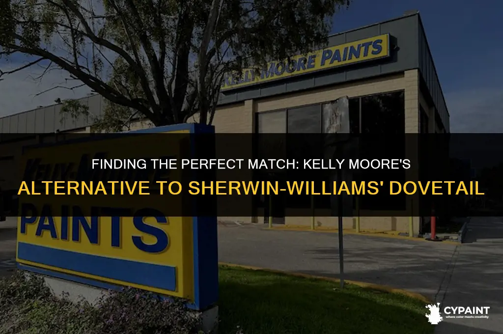 what kelly moore paint is similar to sherwin williams dovetail