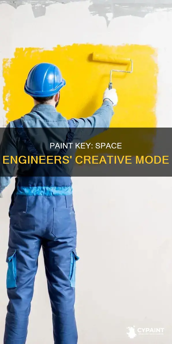 what key is the paint key in space engineers