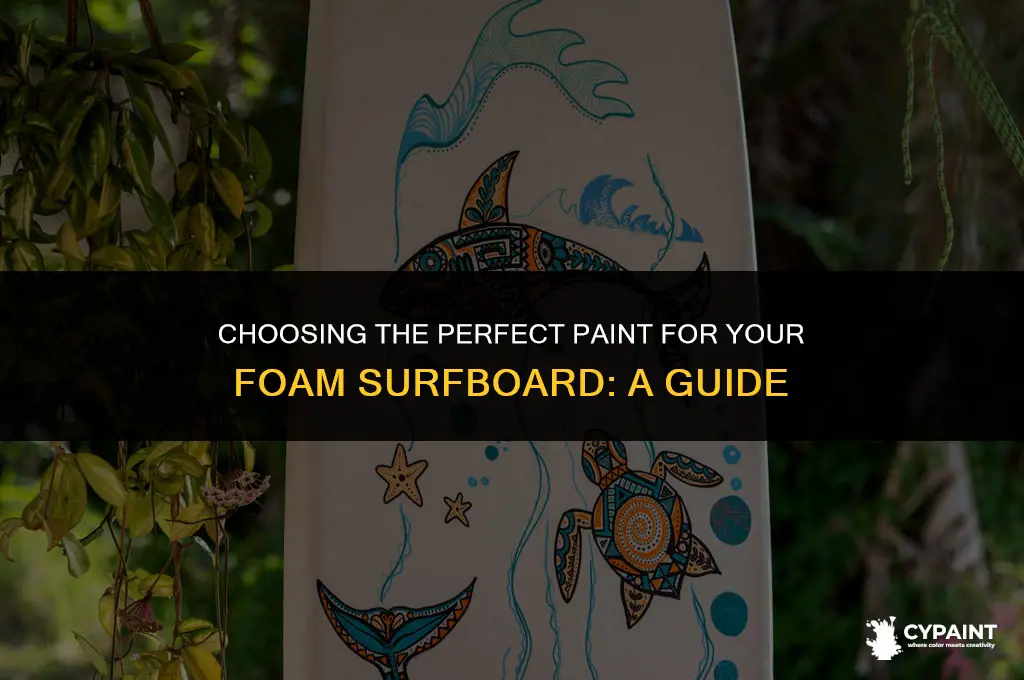 what kid of paint do u paint a foam surfboard