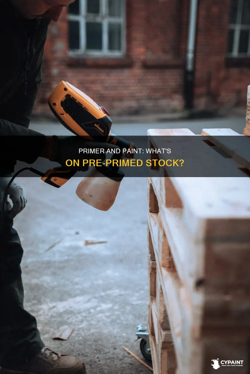 what kiind of paint is on pre-primed stock