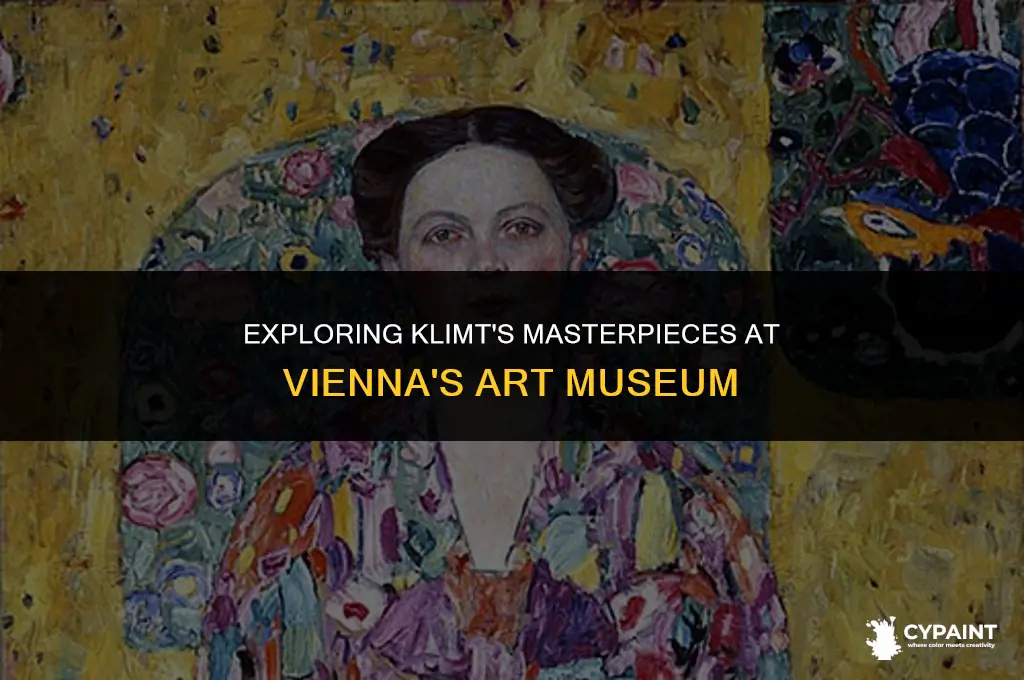 what klimt paintings are in the art muswum in vienna