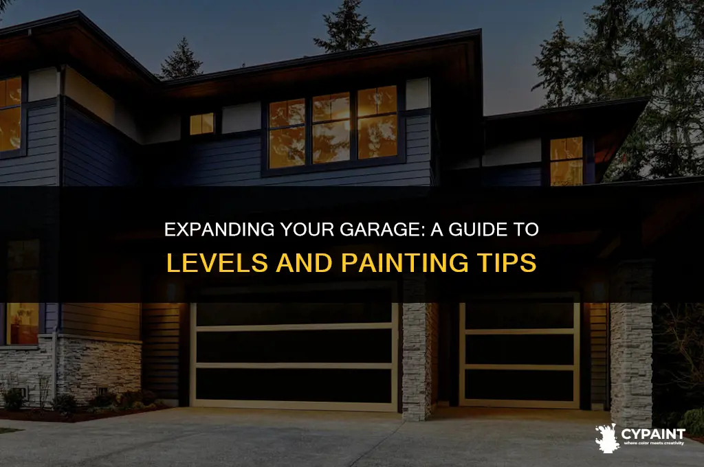 what level can you expand your garage and have paint