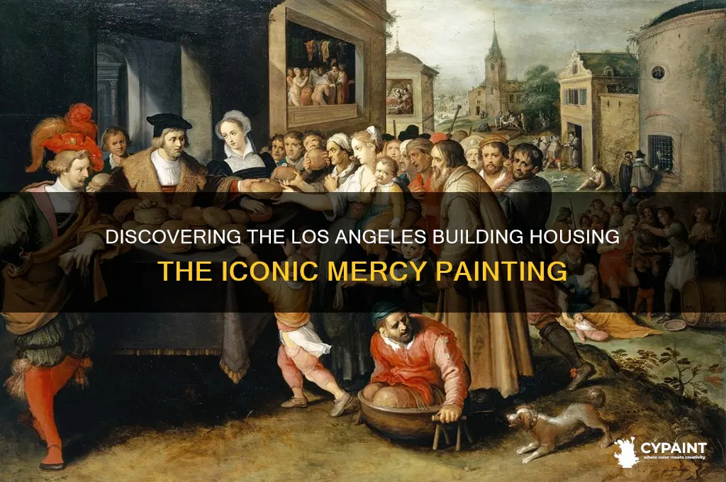 what los angeles building has the mercy painting
