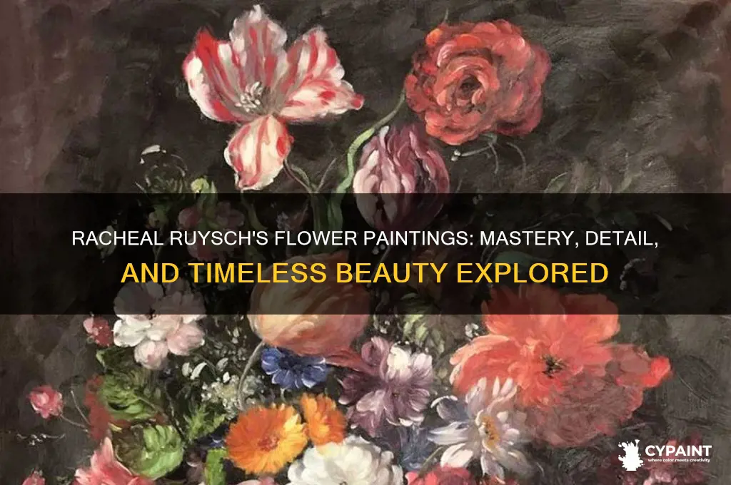 what made the flower paintings of racheal ruysch