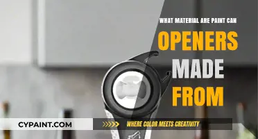 What Are Paint Can Openers Made Of: Material Insights