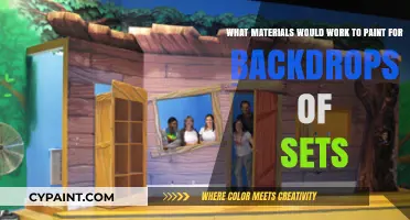 Exploring Ideal Materials for Painting Theatrical Set Backdrops