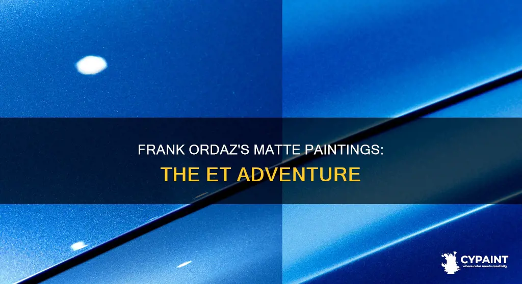 what matte painting did frank ordaz do for et