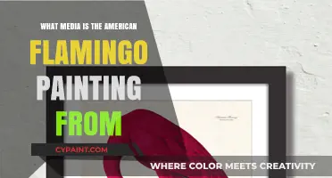 Unveiling the Media Behind the American Flamingo Painting Mystery