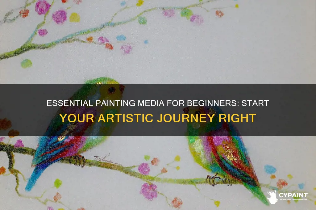 what media should a beginner start off painting