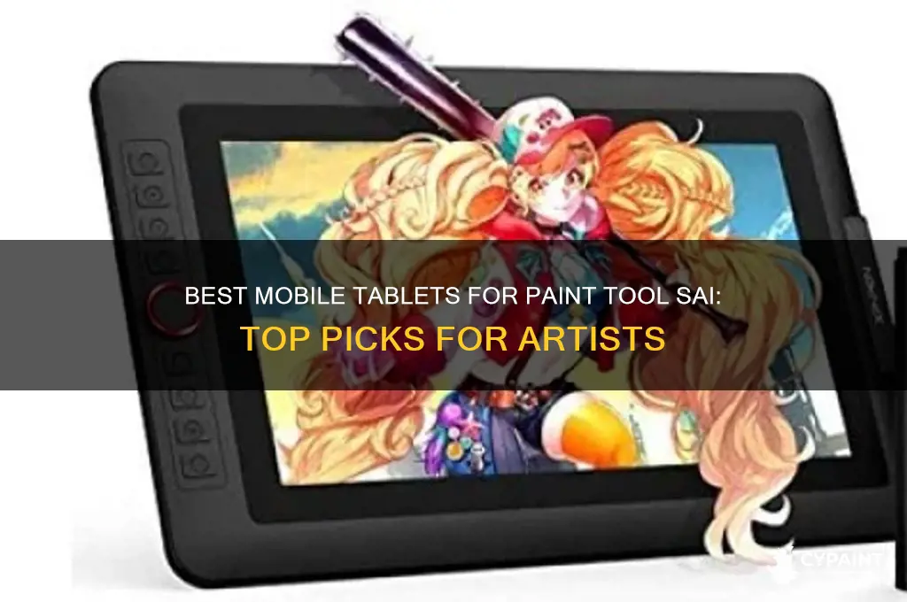 what mobile tablet works the paint tool sai