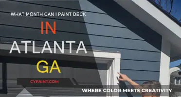 Best Time to Paint Your Atlanta Deck