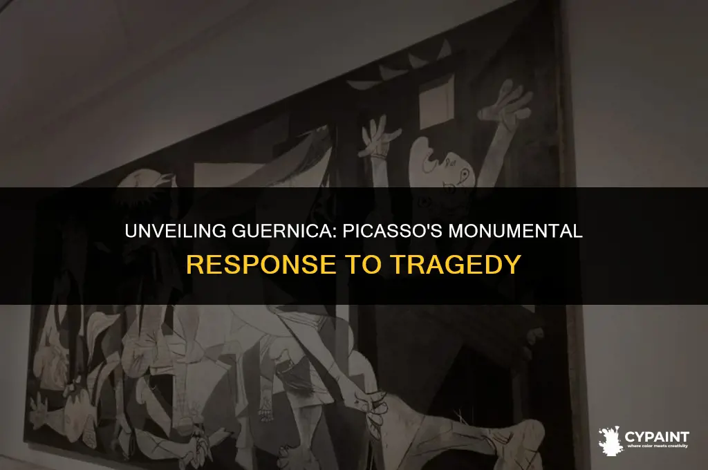 what motivated picasso to creat his large-scale painting guernica