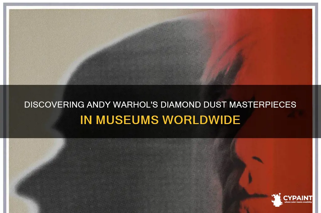 what museums have andy warhol diamond dust paintings