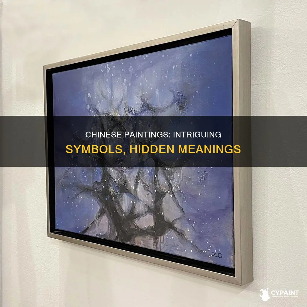 what often appears on chinese paintings not as disfigurations