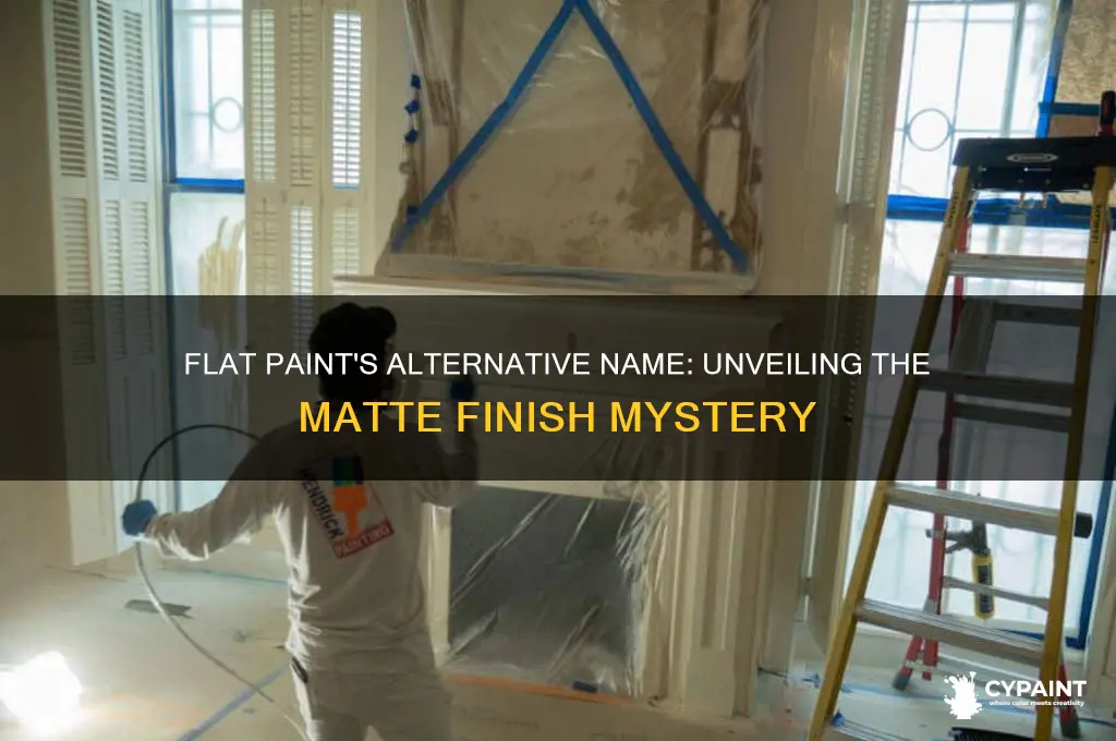 what other name is given for flat paint