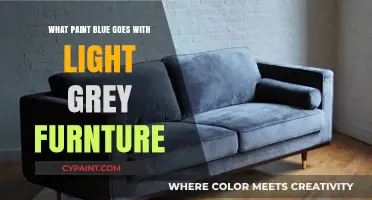 Perfect Blue Paint Shades to Complement Light Grey Furniture Elegantly
