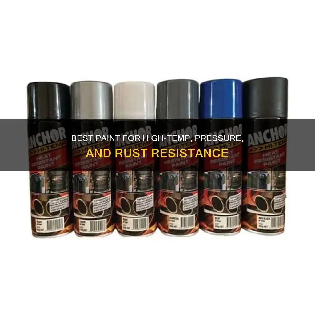 what paint can stand high temperatures pressure and rust