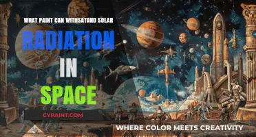 Space-Resilient Paints: Withstanding Solar Radiation in the Cosmos