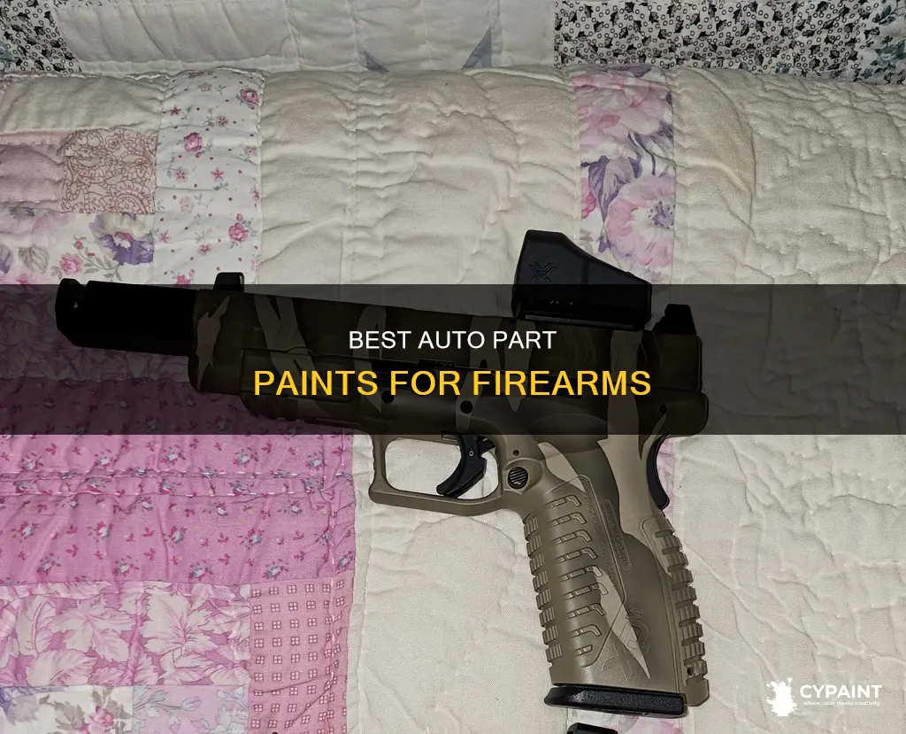 what paint from auto parts stote to paint firearm