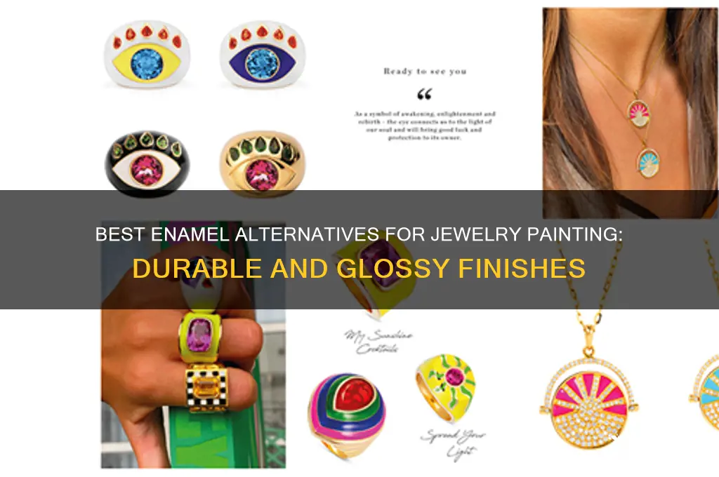 what paint is close to enamel for jewelry