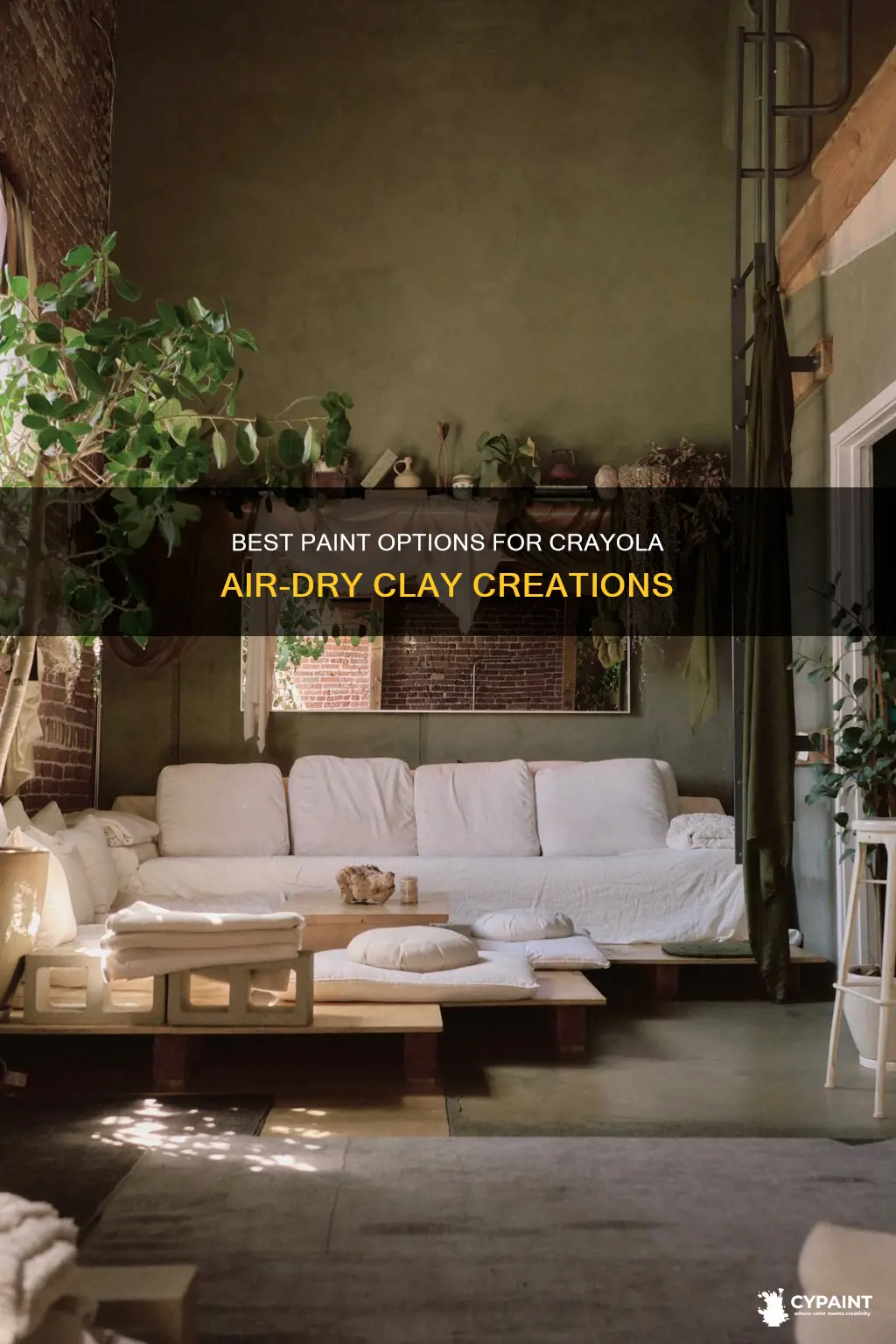 what paint is recommended for crayola air dry clay