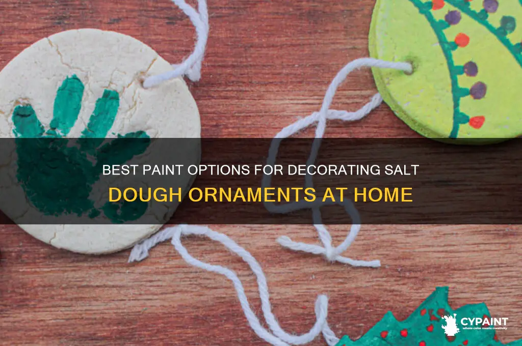 what paint is usd for salt dough ornaments