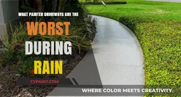 Why Painted Driveways Become Hazardous and Slippery During Rainy Weather