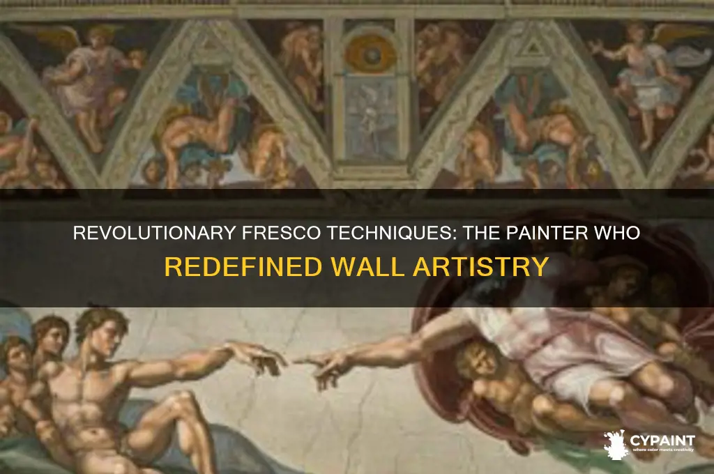 what painter had a new approach for fresco