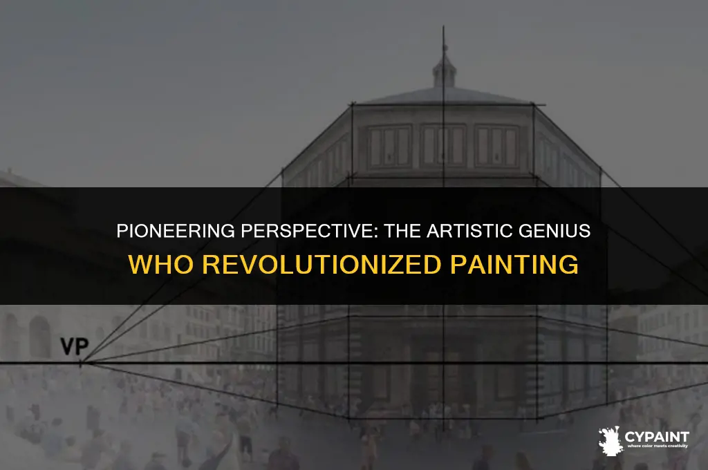 what painter was the first to demonstrate true linear perspective