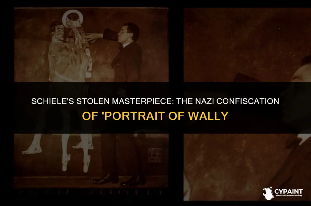 what painting by egon schiele was confiscated by the nazis