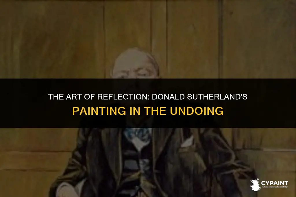 what painting does donald sutherland look at in the undoing