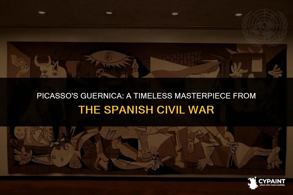 what painting from the spanish civil war is picasso famousfor