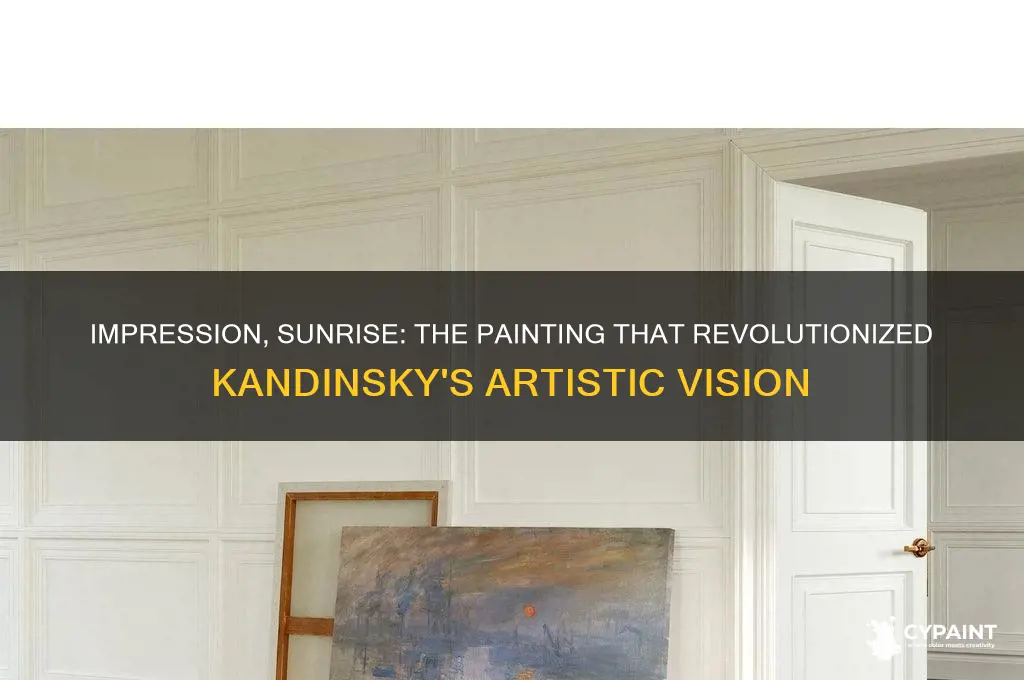 what painting had a profound effect on kandinsky