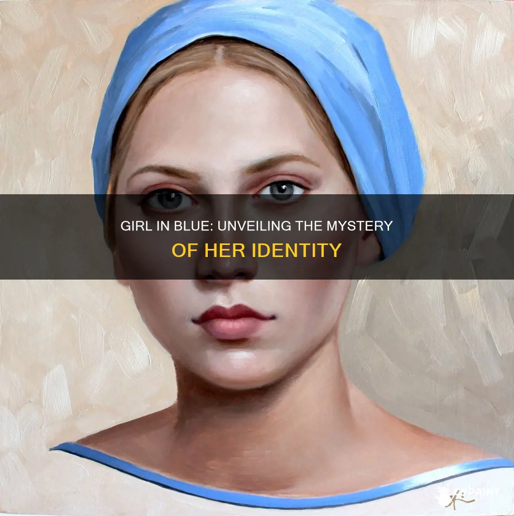 what painting has a girl in blue head wrap