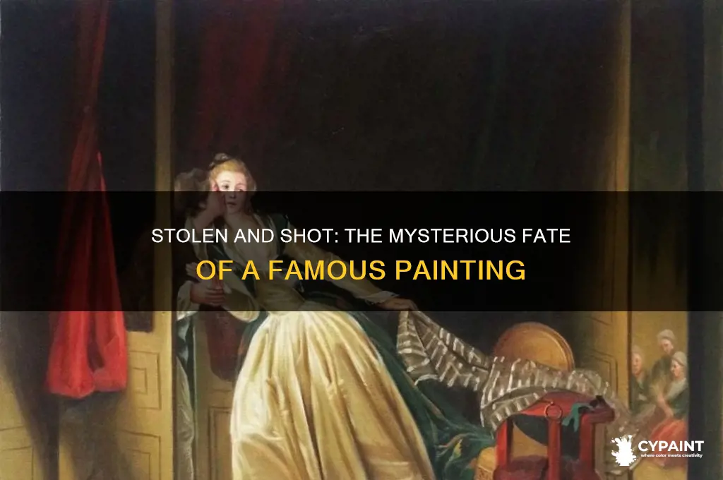 what painting has been shot at and stolen