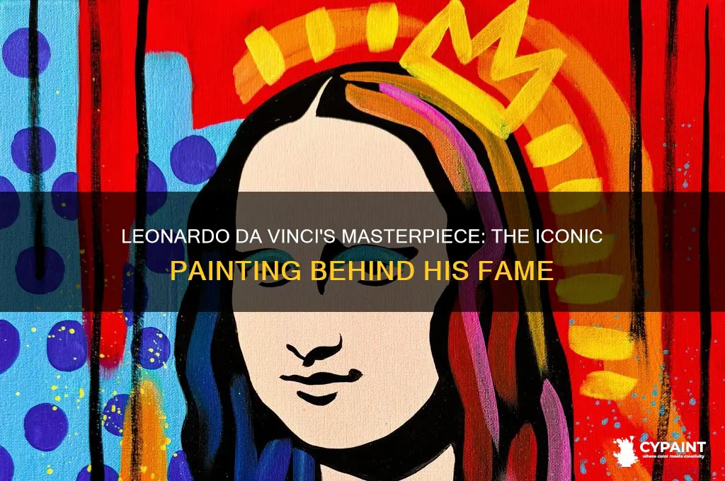 what painting is leonardo da vinci famous for
