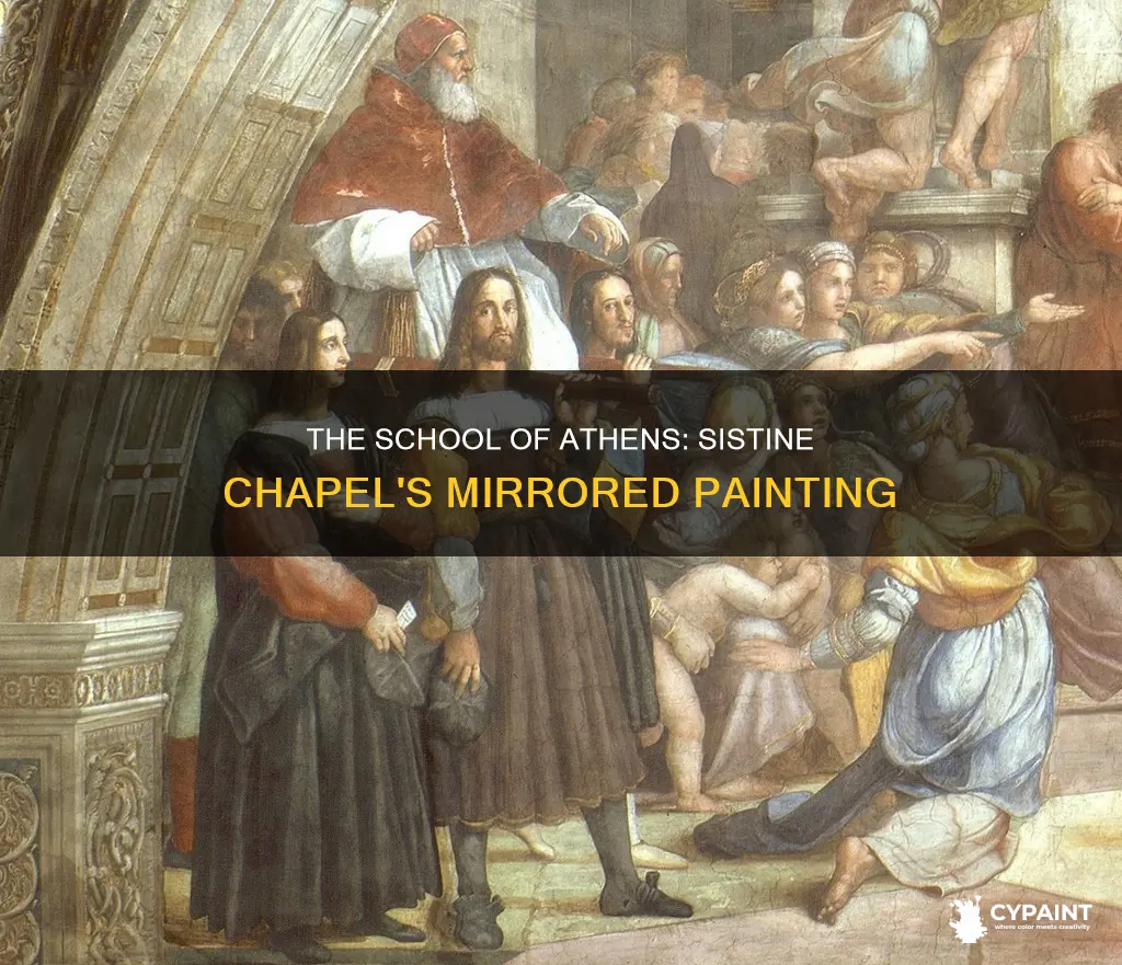 what painting mirros schooll of athens in sistine chapel