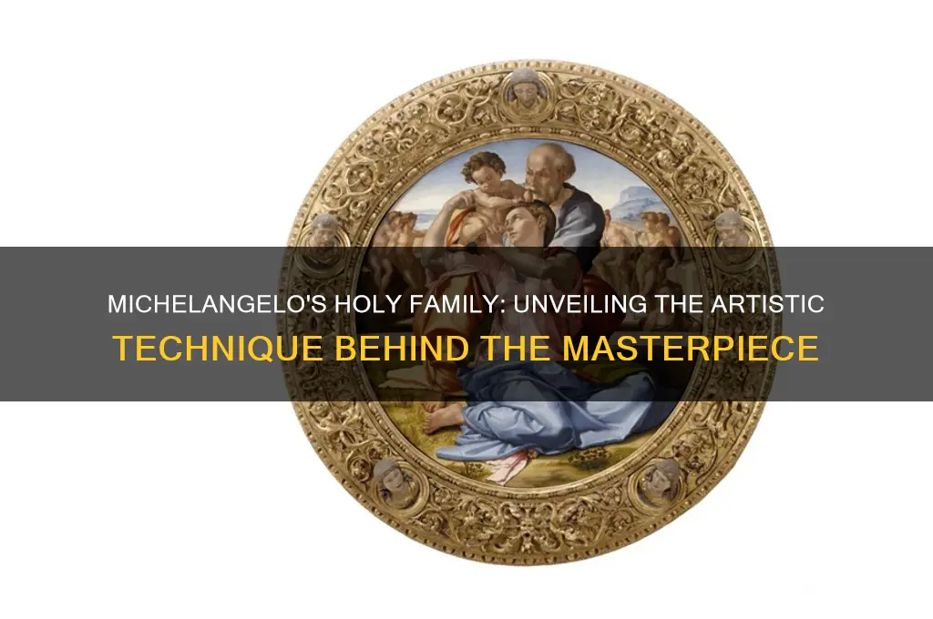 what painting mode was michelangelo