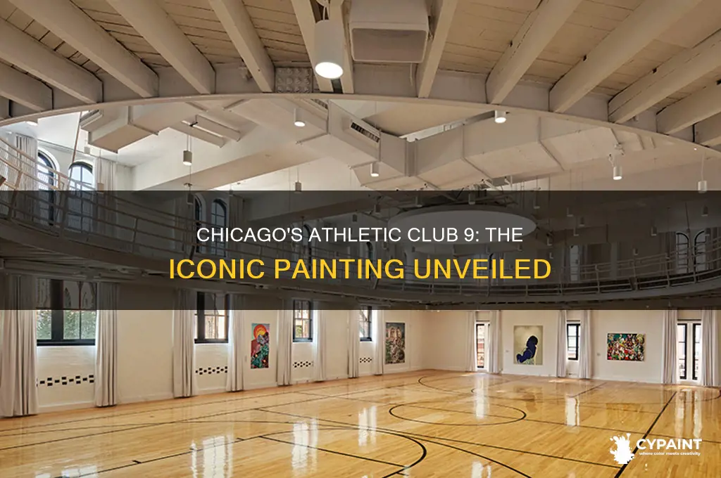what painting represents the club athletic 9 chicago