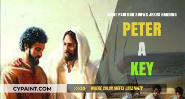 The Iconic Painting of Jesus Giving Peter the Keys