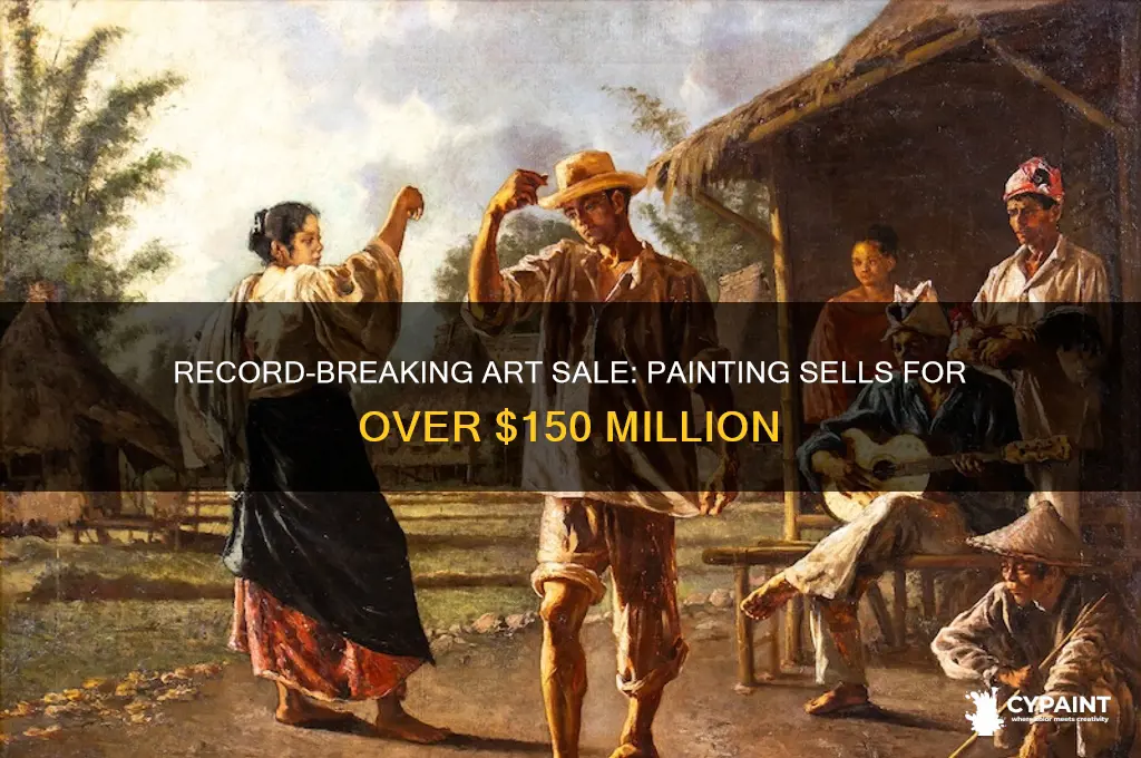 what painting sold recently for over 150 million